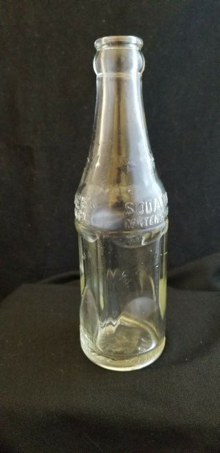 EMBOSSED - STAR - SODA WATER BOTTLE - CHILLICHOTE,  MO.  - Hard to Find Bottle 26 2