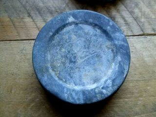 Antique Ball Zinc Lid Fits Wide Mouth Mason Canning Jar Porcelain Lining