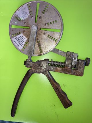 Vintage Curtis Industries Key Cutter Rough