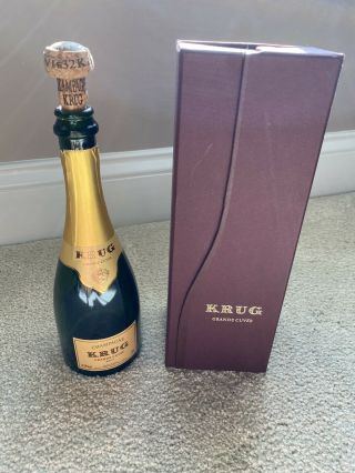 Krug - Grande Cuvée Brut Champagne (375ml) Bottle (empty) And Presentation Box