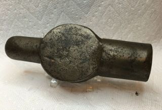 Antique Round Headed Blacksmith Forge Anvil Hammer Ball Peen 3 Lbs
