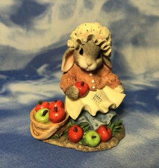 Enesco My Blushing Bunnies " Bountiful Blessings " Rabbit Figurine 277819