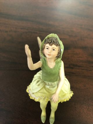 RETIRED Cicely Mary Barker LIME TREE Flower Figurine Fairy Ornament - arm 2