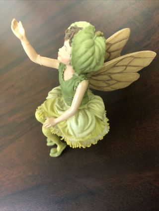 RETIRED Cicely Mary Barker LIME TREE Flower Figurine Fairy Ornament - arm 3