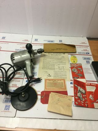 1958 Miller Falls Electric Drill 3/8 " Drive Dyno - Mite Model B