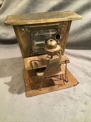 Vintage Player Piano Music Box The Sting Spinning Music Action