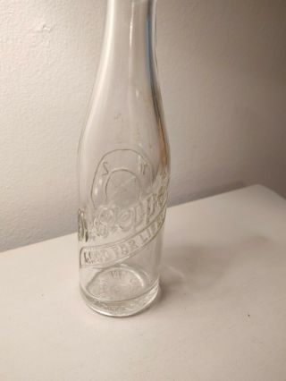 Good For Life Dr Pepper Soda Glass Bottle - Murphysboro Il 10 2 4 Clock Face Old