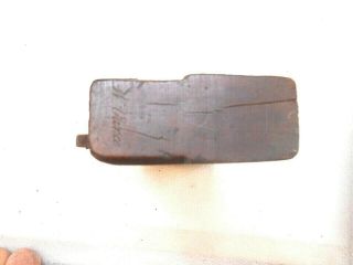 Wood rabbet molding plane by W Vance 3