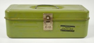 Vintage Union Steel Chest Corp.  Utility Box Model 2011 (green) Made In U.  S.  A.