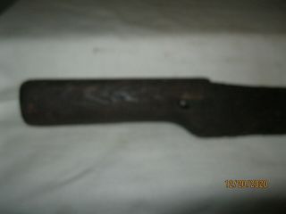 TOOL - OLD WOODEN SPOKE - SHAVE - - UNMARKED - 3 - 3/4  CUT 3