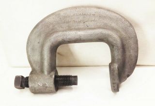 Vtg J.  H.  Williams No.  8 Heavy Service Duty Vulcan C - Clamp Drop Forged Usa