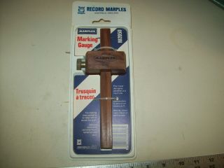Record Marples Select Hardwood Marking Gauge M2050 Old Stock Sheffield Uk