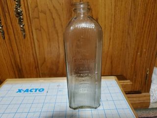 Vintage The Champion Company Embalming Fluid Bottle Mortuary Funeral