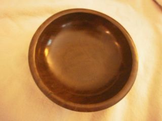 Vintage 1959 - 1960 Olive Wood Bowl - 6 1/2 " X 2 1/8 " - Eritrea,  Africa