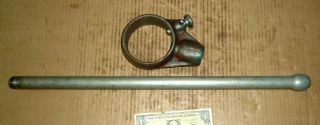 Vintage Ridgid Pipe Threader Stock & Handle 12 - R,  Old Die Holder Tool,  A.  29 " Long