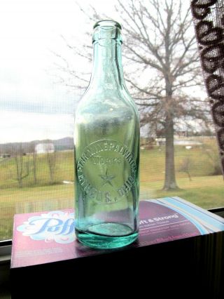 Star Mineral Water Slug Plate Crown Top Soda Bottle Athens Ohio,  Oh