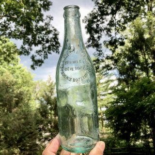 Pre - Pro Beer Bottle Clausen Flanagan Phoenix Bottling Co York Ny Aqua 1910s