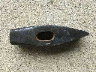 Vintage Straight Pein Peen Hammer Head (2 Lbs 7.  2 Oz. ) Blacksmith Forge Anvil