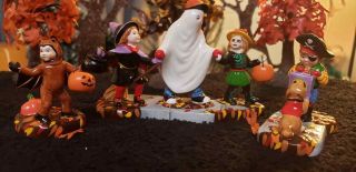 Dept 56 Snow Village Halloween - Trick Or Treat Kids (not Perfect)