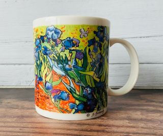 Chaleur Master Impressionists Vincent Van Gogh The Irises D.  Burrows Mug Euc