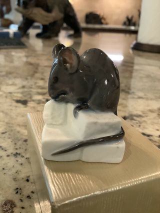 Royal Copenhagen Mouse On Sugar Cubes - Excl.  Cond