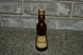 Vintage Florenza Liqueur Solaro Italy 50 Ml Mini Liquor Bottle W/ Cap Empty Vgc