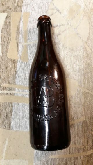 Vintage Brown Windber Brewing Co.  Bottle Windber Pa