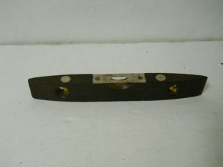 Vintage Stanley No.  260 Torpedo Level Wood 3 Vials