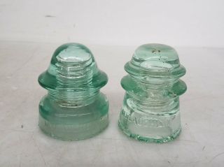 Light Citrine Mclaughlin 16,  20 Glass Insulators