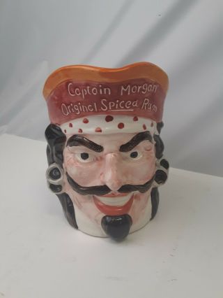 Captain Morgan Spiced Rum Character Mug Coffee Bar Display Collectible