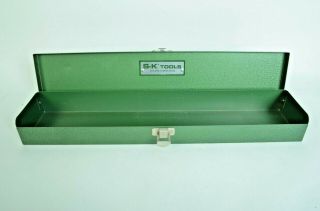 S - K Tools Green Metal Box Case 17 "
