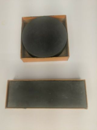 Vintage Carborundum Silicon Carbide Sharpening Stone 107 & 109 Indian USA 3