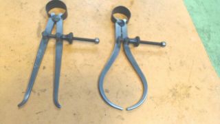 Vintage - Brown & Sharpe - Outside & Inside Spring Calipers - Machinist Tool Usa