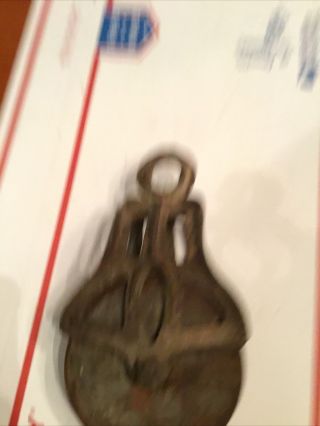 Vintage Antique Louden A23 Cast Iron Hay Trolley Line Barn Pulley 2