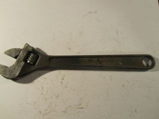 Vintage Snap - On Blue Point 12 Inch Adjustable Wrench Kenosha Wi Usa 12”