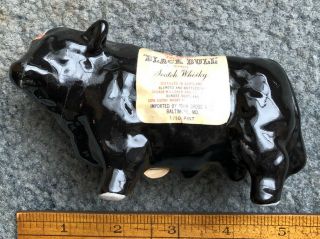 Black Bull Miniature Scotch Whiskey Bottle Decanter Baltimore Md