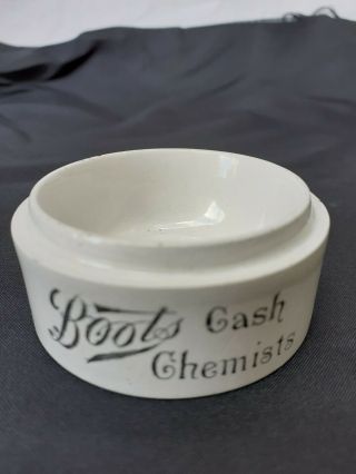 Boots Cash Chemist Pot Lid Base
