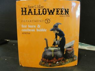 Dept 56 Halloween - Fire Burn & Cauldron Bubble 4030764 (dh3)