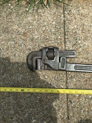 Vintage Trimo 24 Inch pipe wrench 3