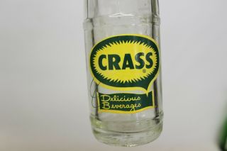 Crass Soda Bottle,  Coca Cola Bottling Co.  Silver Spring,  Maryland 1959