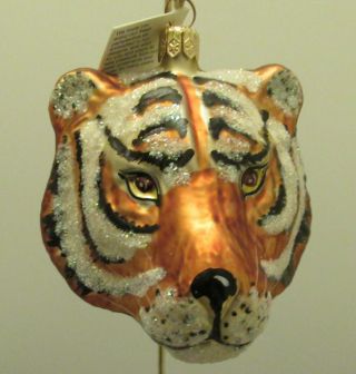 Slavic Treasures Ornament Mini Tiger – Height 3.  5” - No Box