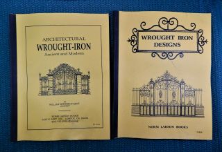 2 Blacksmith Books On Wrought Iron Designs
