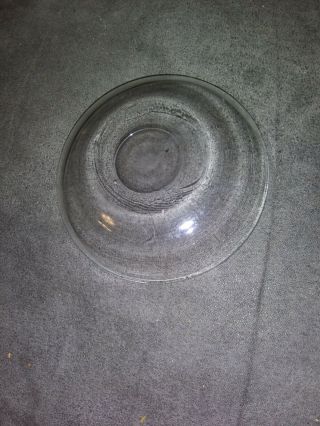 Clear Dome Shaped Glass Ball Mason Jar Lid Cover For Wire Bale Jar Regular 3 "