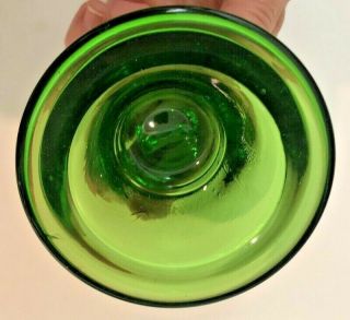 Vintage Insuator Glass Lime GREEN BELL 2