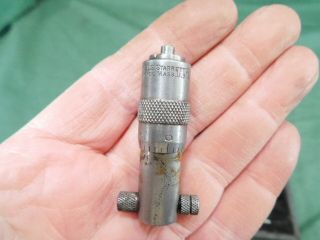 Vintage Machinist L.  S.  STARRETT Co Inside Micrometer OB User Antique Tool 2