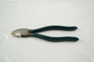 Diamalloy S57 7.  5 " Horseshoe Logo Diagonal Side Cutter Pliers - Made In The Usa