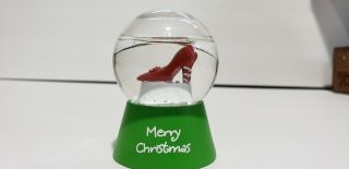 Wizard Of Oz Ruby Slippers Mini Dorothy Water Snow Globe Christmas Gift Decor