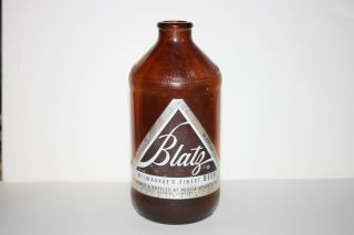 Vintage Blatz Beer Bottle 12 Oz.