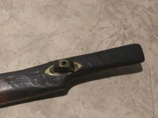 Antique Wooden Draw Knife Spoke Shave Wood Tool Cast Steel 3” Blade 3