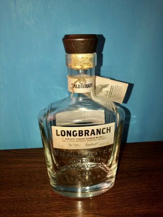 Empty Wild Turkey Longbranch Kentucky Bourbon Whiskey Bottle W/cork W/tag 750 Ml